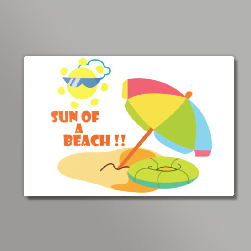 Sun of a Beach Wall Art