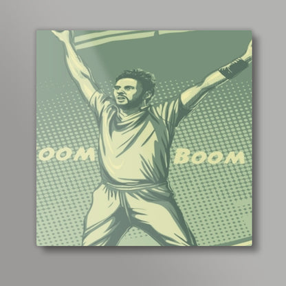 Shahid Afridi  Square Art Prints