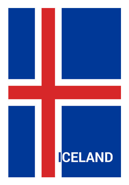 Iceland | #Footballfan Wall Art