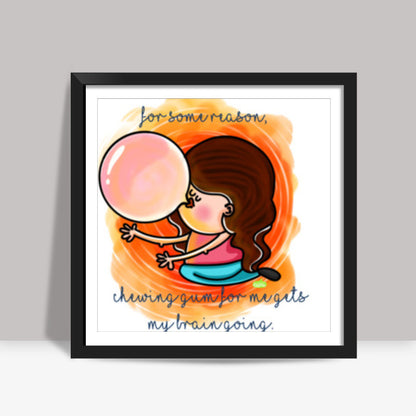 The Bubble Gum Square Art Prints