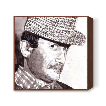 Dev Anand was a spirited superstar Square Art Prints