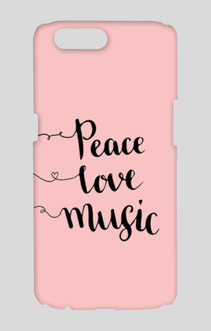 Peace Love Music Oppo R11 Cases