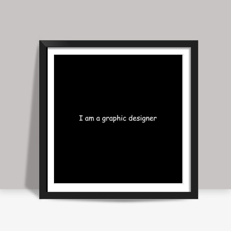 Funny Comic Sans For Designers Square Art Prints