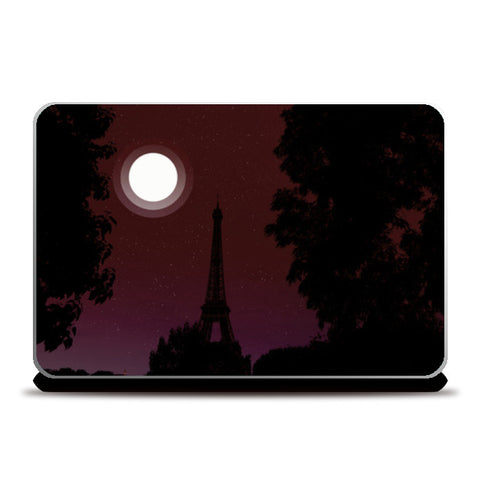 Eiffel Under Stars Laptop Skins