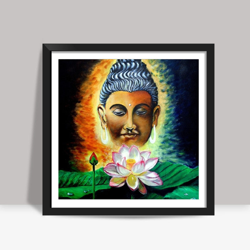 Lord Buddha  Square Art Prints