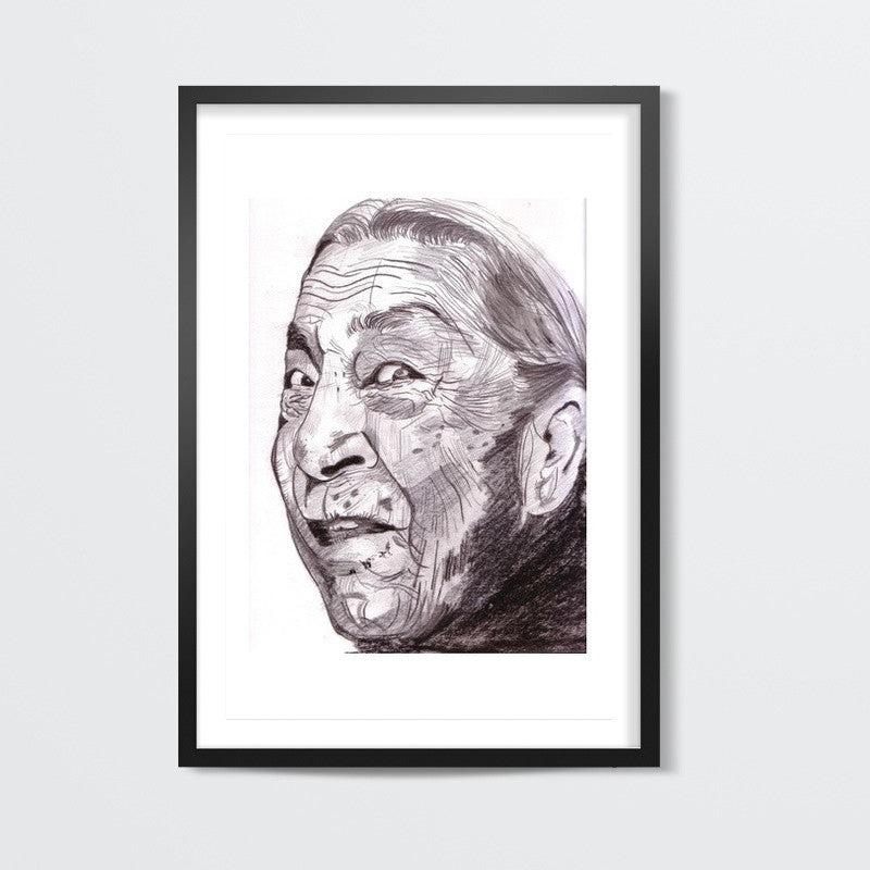 Your heart decides your age, seems to say Zohra Sehgal Wall Art