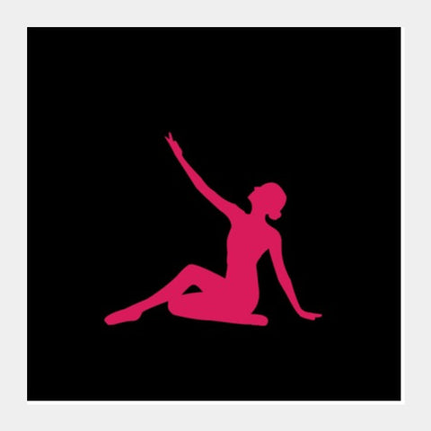 Square Art Prints, SILHOUETTE | SING Square Art Prints