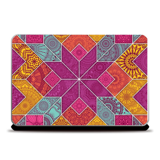 Classical Theme Art Indian Pink Laptop Skins