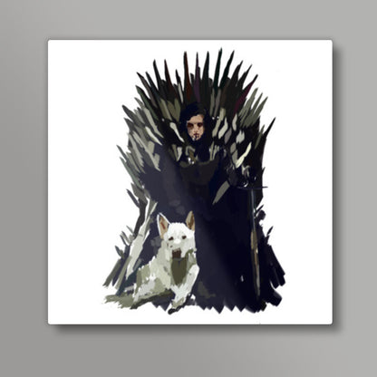 Game of Thrones - The Iron Throne Square Art Prints