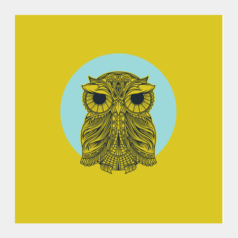 Owl Square Art Prints