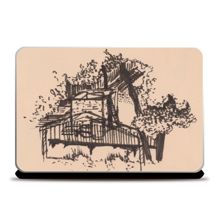 Behind the Trees Laptop Skins