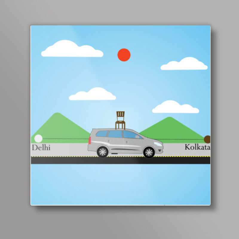 Piku #YRF Square Art Prints