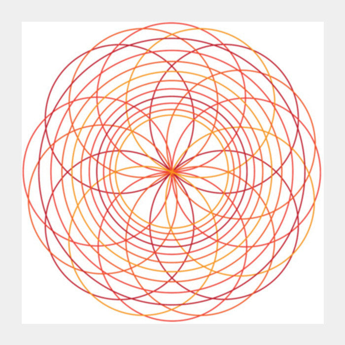 Circles 2.0 Square Art Prints