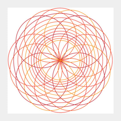 Circles 2.0 Square Art Prints
