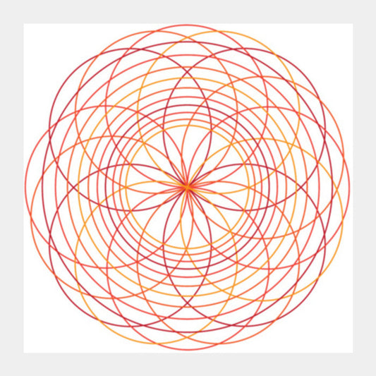 Circles 2.0 Square Art Prints