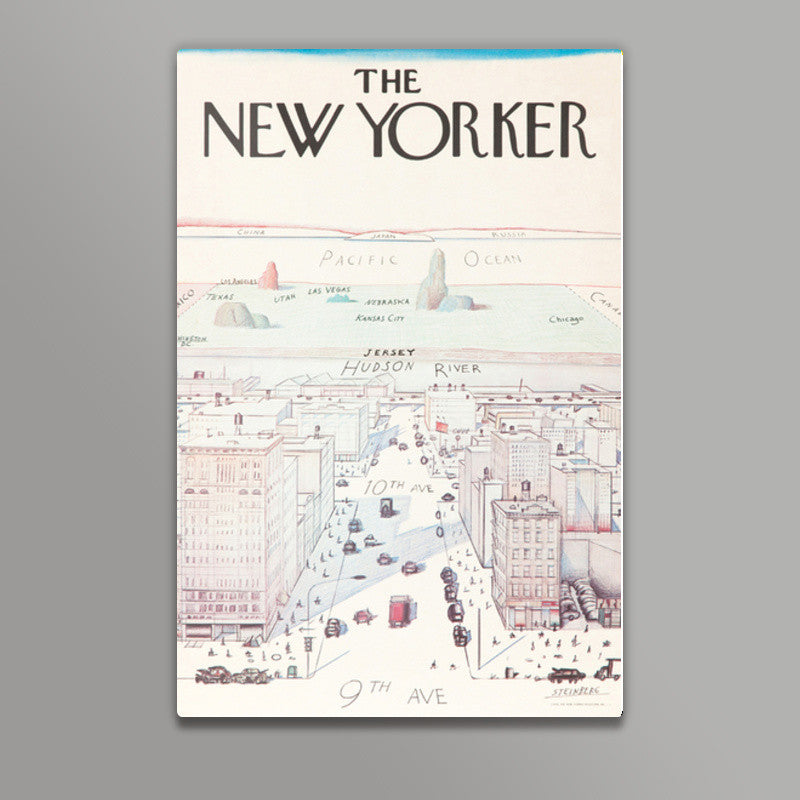 Vintage New Yorker Famous Cover Poster Wall Art