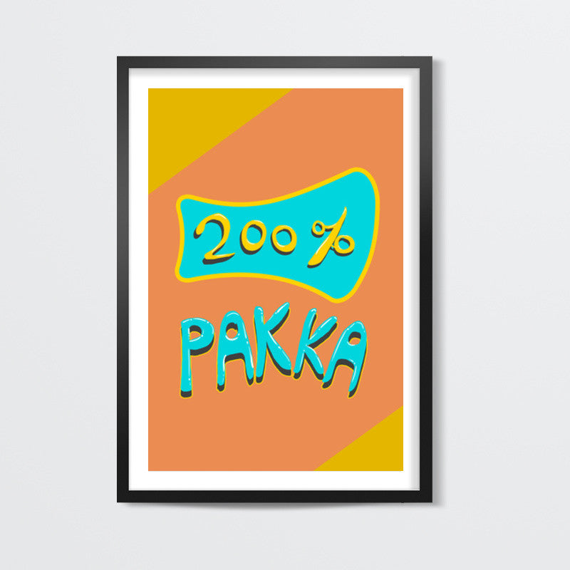 200% Pakka (Texture Back) Wall Art