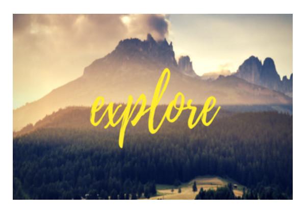 PosterGully Specials, EXPLORE Wall Art