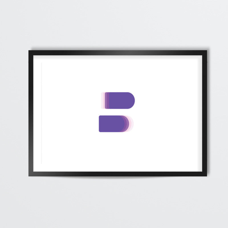 B Minimal Wall art Wall Art