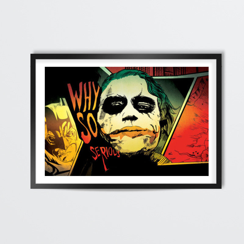 Why so Serious The Joker Wall Art Buy HighQuality Posters and