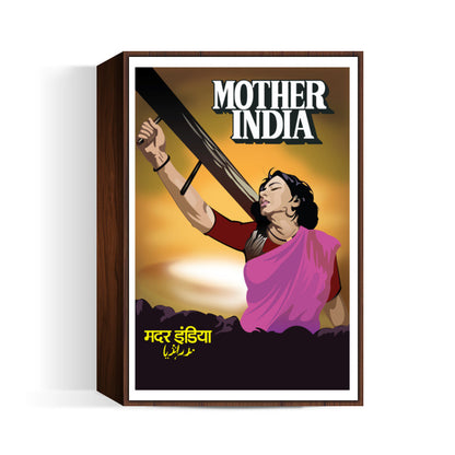 Mother India Vector Art Wall Art