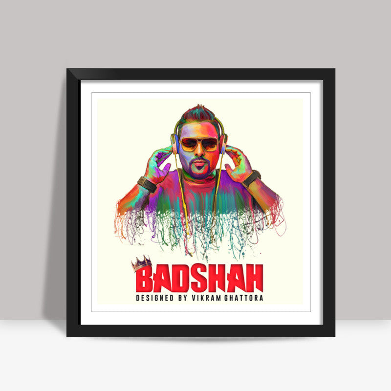 Badshah Painting Square Art Prints
