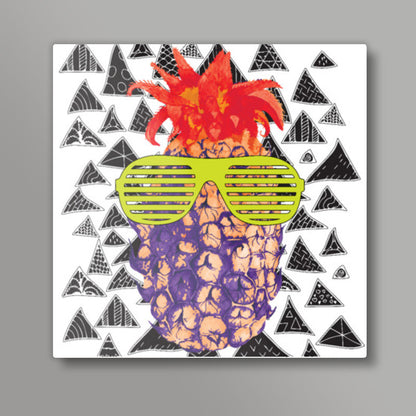 Pineapple Punk Square Art | Lotta Farber