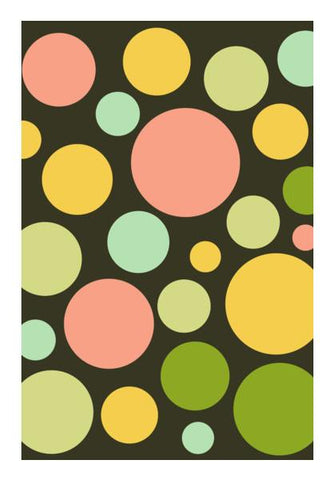 PosterGully Specials, Rich colors circle pattern Wall Art