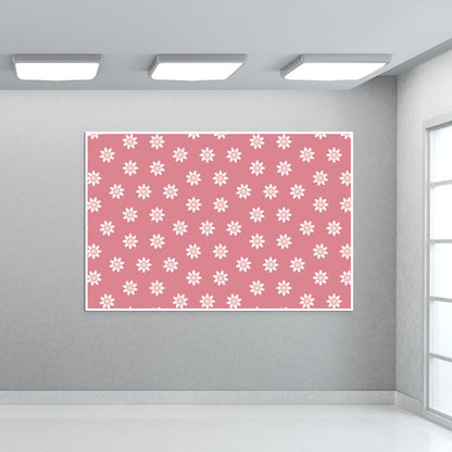 Light Pink Floral Wall Art