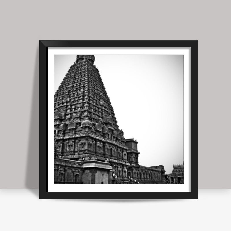 Tanjore Temple Square Art Prints