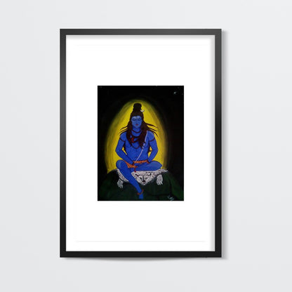 lord shiva painting Wall Art