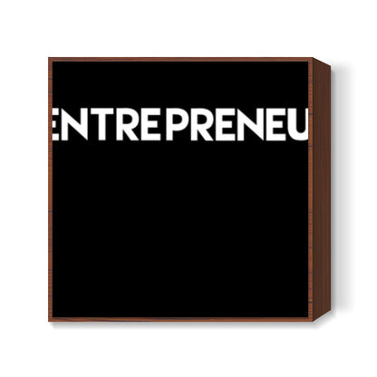 Entrepreneur Black Square Art Prints