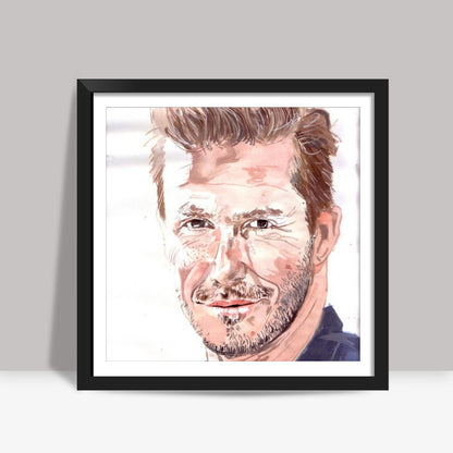 David Beckham is an ace sportstar Square Art Prints