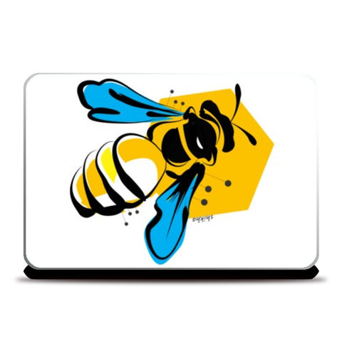 Laptop Skins, Honey Bee Doodle Laptop Skins