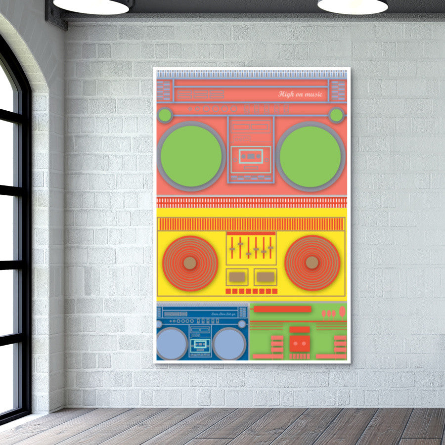 Boom Box Mania ! Wall Art