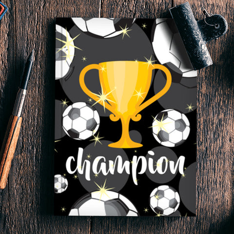 Champion | #Footballfan Notebook