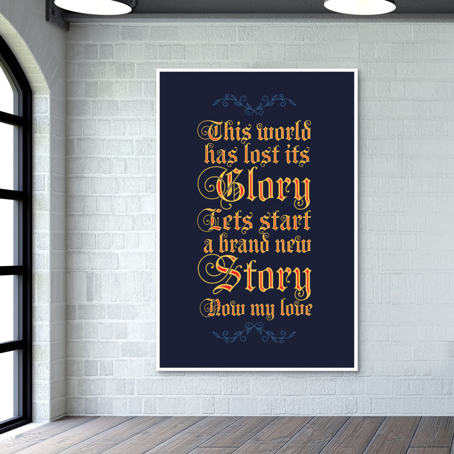 A new story Wall Art