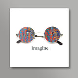 Imagine - John Lennon Square Art Prints