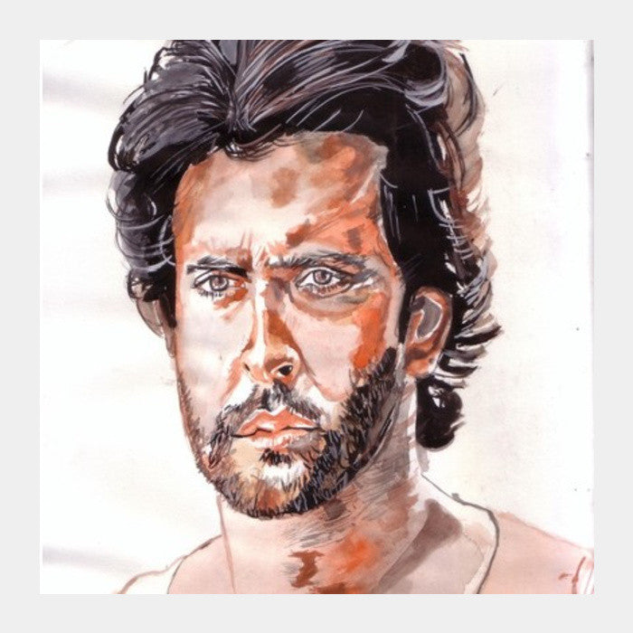 Bollywood superstar Hrithik Roshan has an impressive style quotient Square Art Prints