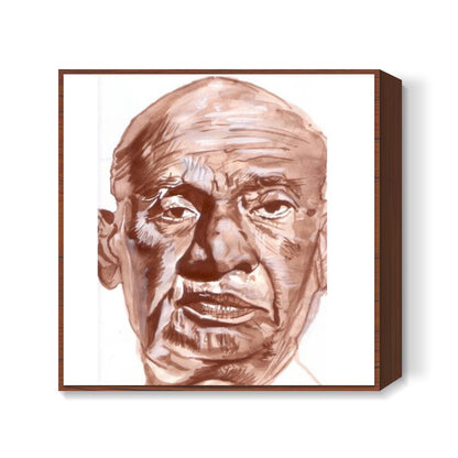 Indias Iron Man Sardar Vallabhbhai Patel Square Art Prints