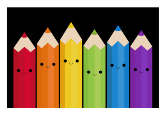 Colors & Pencils Art PosterGully Specials