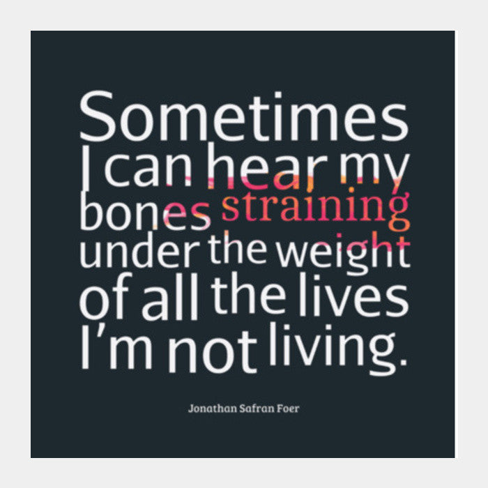 Square Art Prints, Different Lives - Inspirational  Square Art Prints