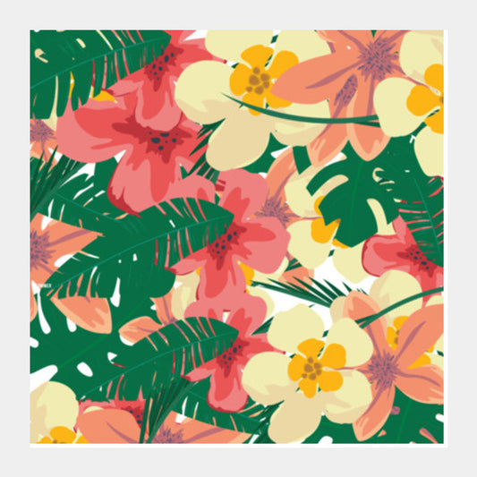 Tropical Vibes Square Art Prints