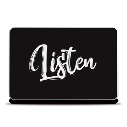 Listen   Laptop Skins