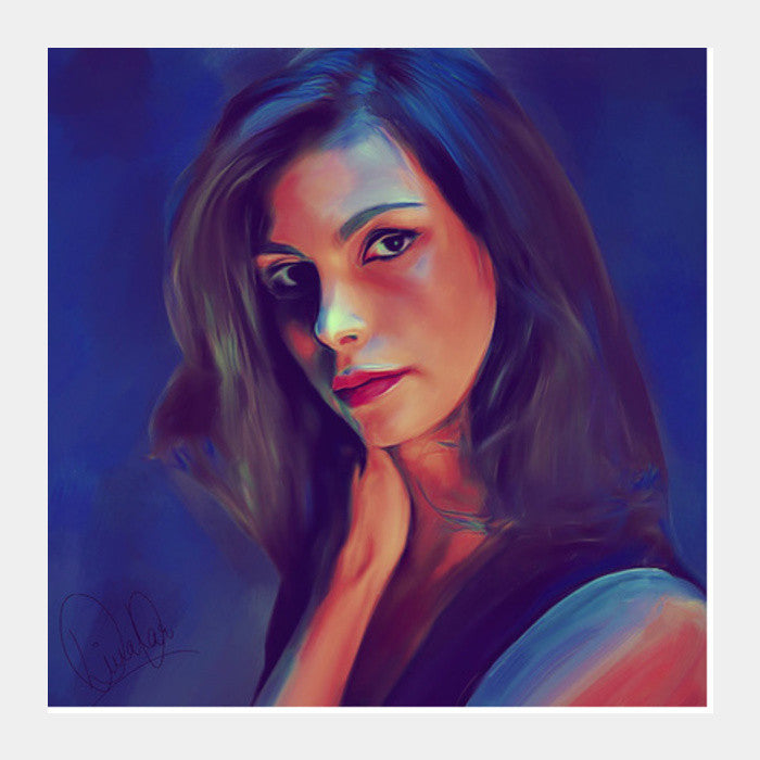Morena Baccarin Square Art Prints