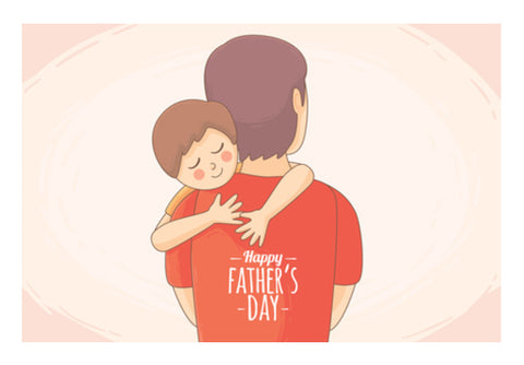 Father Holding Son Fathers Day | #Fathers Day Special  Wall Art