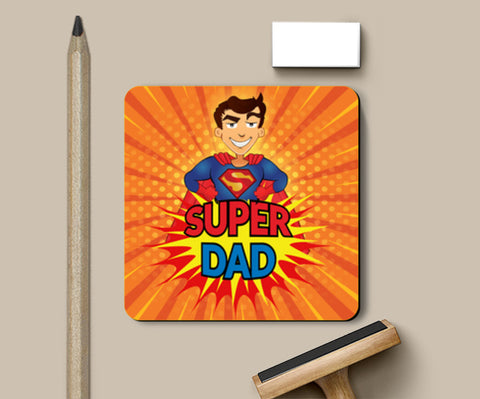 Super Dad Superman Fathers Day  Coasters