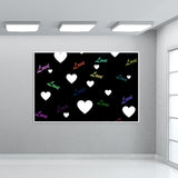Love Hearts Wall Art