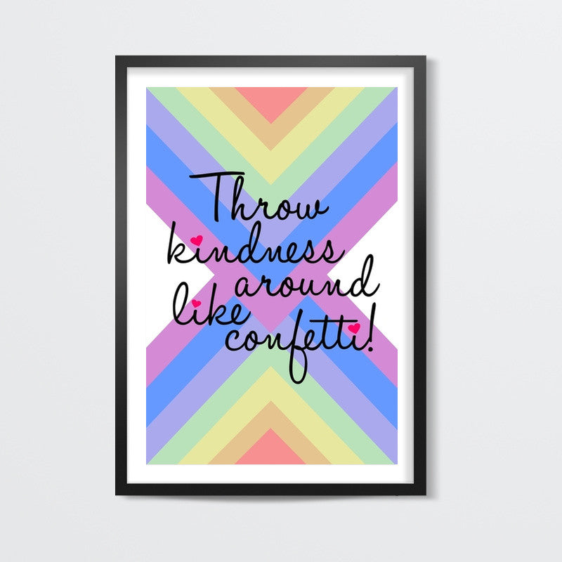 Spread love Kindness love poster qoute Wall Art| Buy High-Quality Posters  and Framed Posters Online - All in One Place – PosterGully