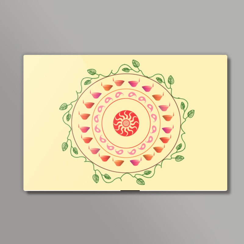 Diya  Wall Art